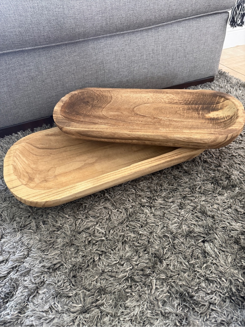 Natural Wood Tray Set 2**Without Balls**